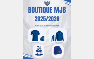 Nouvelle Boutique MJB 2025/2026