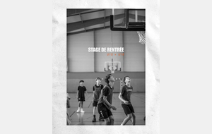 Stage de rentrée u15 et u18