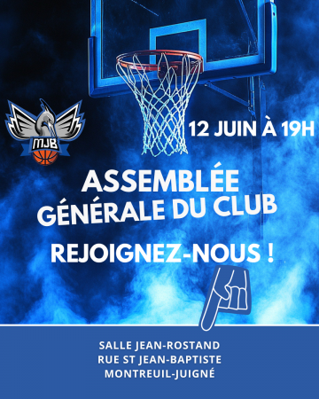 Assemblée générale MJB 2026