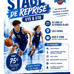 Stage de reprise Août 2026